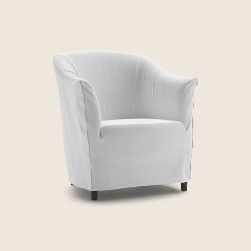 Poltrona contemporânea - DORALICE - FLEXFORM - em couro / em espuma de poliuretano / em tecido