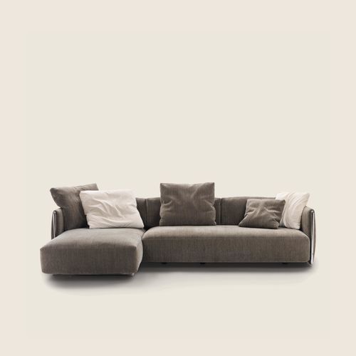 Sofá modular - EDMOND - FLEXFORM - moderno / em tecido / em madeira maciça