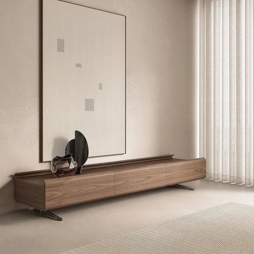 Móvel de arrumação de piso - EARL - FLEXFORM - contemporâneo / de Antonio Citterio / em nogueira