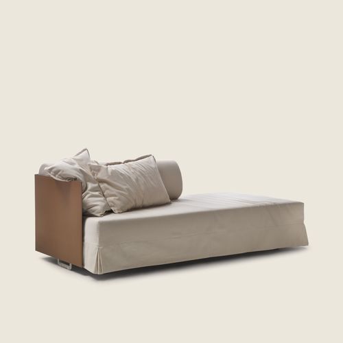 Divã moderno - EDEN - FLEXFORM - metálico / em madeira / em compensado