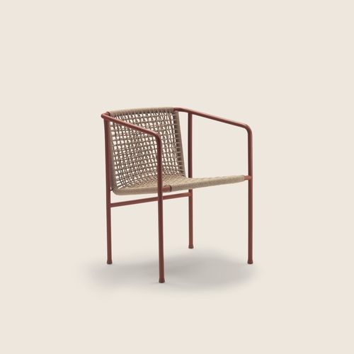 Cadeira de sala de jantar de design minimalista - OTTAVIA - FLEXFORM - para ambiente externo / em PVC / em termoplástico