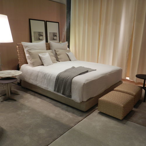Cama de casal - CESTONE - FLEXFORM - contemporânea / com cabeceira / com box baú