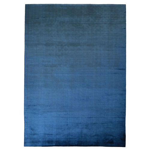 Tapete contemporâneo - SETA BLU ROYAL - G.T.DESIGN - de cor lisa / em seda / retangular