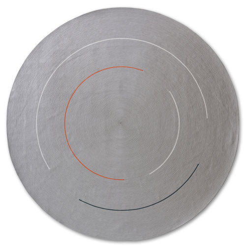 Tapete contemporâneo - Hula Hoop Circle - G.T.DESIGN - listrado / com padrão geométrico / de cor lisa