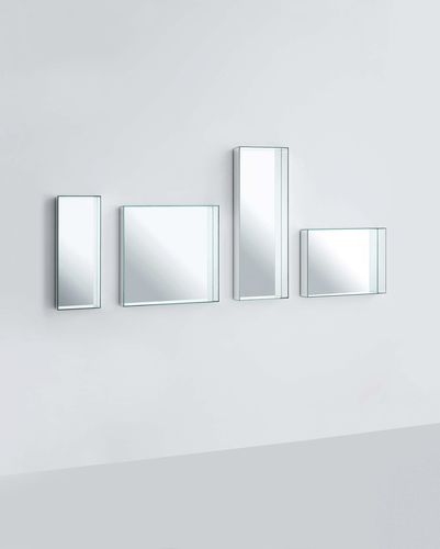 Estante de parede - MIRROR MIRROR  - GLAS ITALIA - contemporânea / em vidro / com espelho