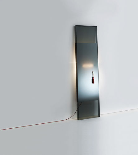Espelho de piso - DIVA  - GLAS ITALIA - contemporâneo / retangular / vertical