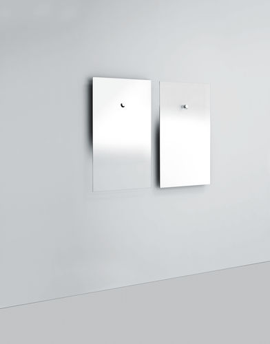 Espelho de parede - FICTION  - GLAS ITALIA - suspenso / contemporâneo / retangular