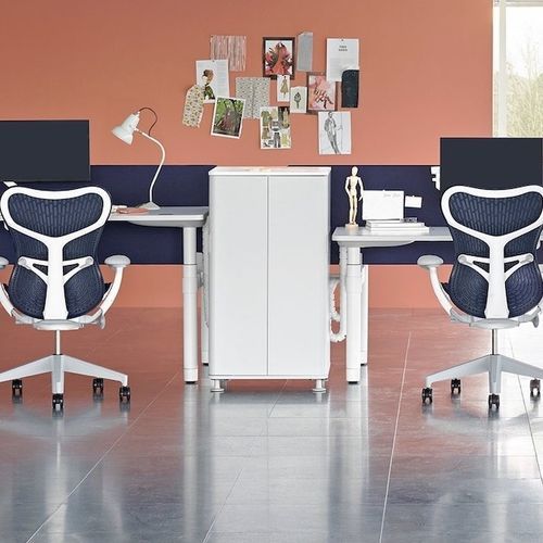 Armário organizador móvel - ATLAS  - Herman Miller - com rodízios / para escritório / para armazenamento