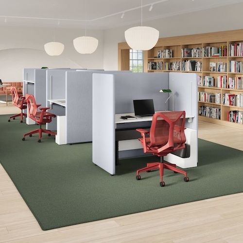 Escritório POD acústico - BOUND  - Herman Miller - de altura regulável / ajustável / semissentado