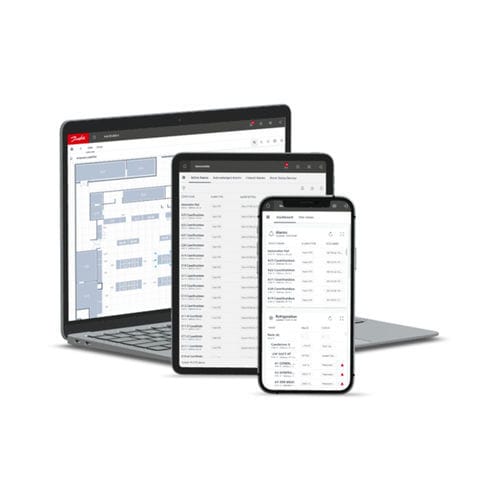 Software de gestão de dados - DANFOSS - de monitoramento / de gestão de controle de acesso e de segurança / de gestão