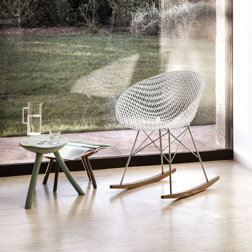 Cadeira contemporânea - SMATRIK - Kartell - para ambiente externo / para ambiente interno / em policarbonato