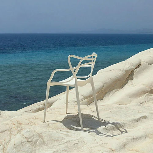 Cadeira contemporânea - MASTERS - Kartell - para ambiente externo / para ambiente interno / metálica