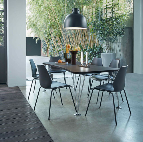 Cadeira contemporânea - MAUI - Kartell - para ambiente interno / em tecido / em polipropileno