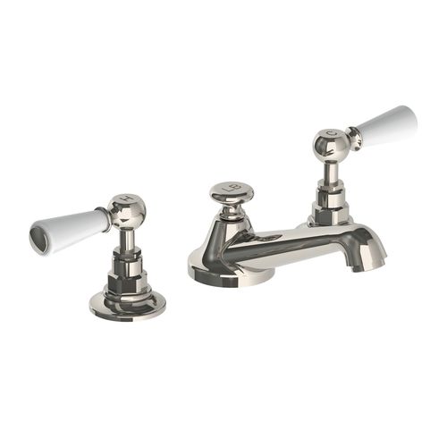 Misturador bicomando para lavatório - WTE-BL 1220 - LEFROY BROOKS - de bancada / em níquel / para banheiro