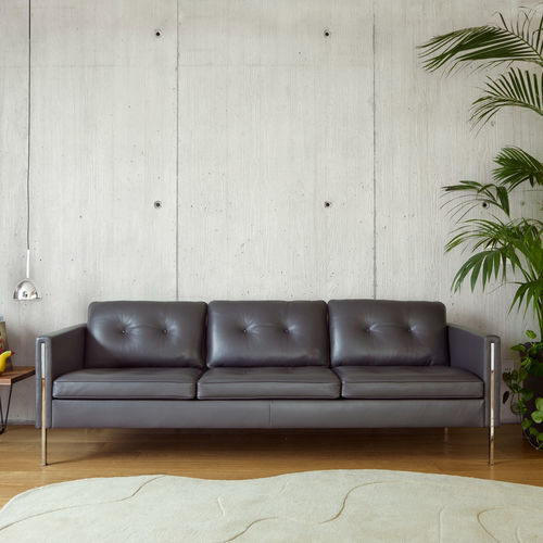 Sofá contemporâneo - ANDY - Ligne Roset - em tecido / em couro / em poliuretano