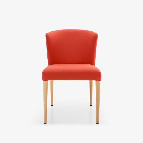 Cadeira de sala de jantar contemporânea - CIRCO / CIRCA - Ligne Roset - para ambiente interno / em tecido / com base em faia
