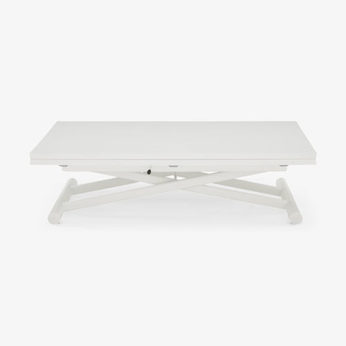 Mesa de centro contemporânea - BRUNCH - Ligne Roset - em aço laqueado / em MDF laqueado / com base em aço laqueada