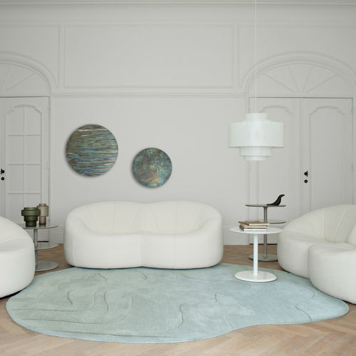 Tapete contemporâneo - GAVRINIS 3 - Ligne Roset - estampado / de lã / estilo seixo
