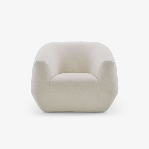 Poltrona de design original - UNCOVER - Ligne Roset - em tecido / em poliéster / com apoio para pés