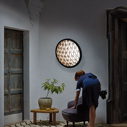 Arandela contemporânea - CERVANTES - Lzf-Lamps - para ambiente interno / em madeira / em acrílico