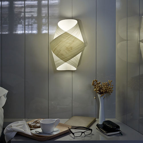 Arandela de design original - ORBIT - Lzf-Lamps - para ambiente interno / em madeira / da linha residencial