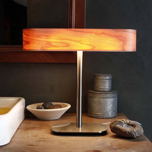 Luminária de mesa - I-CLUB - Lzf-Lamps - em madeira / contemporânea / Wire