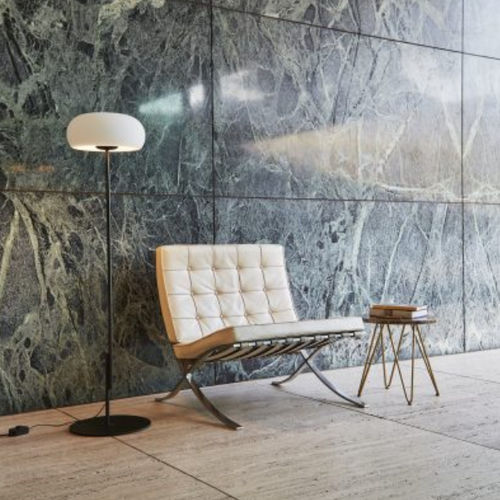 Luminária de piso - VETRA - Marset Iluminacion - metálica / em vidro soprado / contemporânea