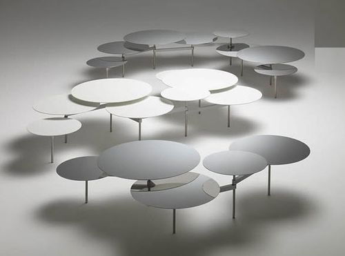 Mesa de centro de design original - SNAKE - Meritalia - metálica / da linha residencial / para ambiente interno
