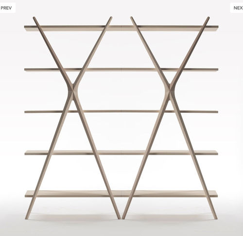 Estante de design original - CROSS - Meritalia - em madeira