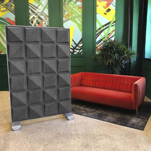 Divisória de ambiente em PET - Shift Walls - MIO - em plástico reciclado / da linha comercial / para ambiente interno