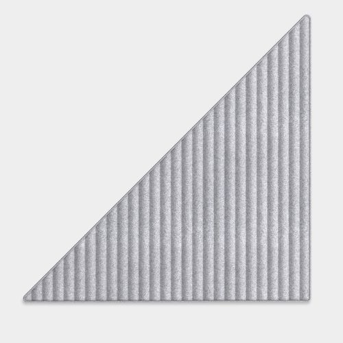 Baffle acústico em PET - QuiltForms 54"  - MIO - em plástico reciclado / de parede / triangular