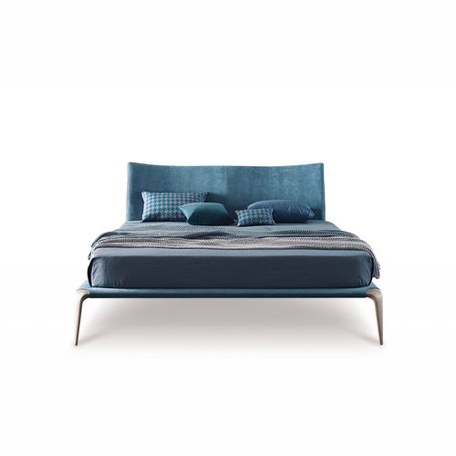 Cama de casal - MARGARETH - MisuraEmme SpA - contemporânea / estofada / com cabeceira estofada