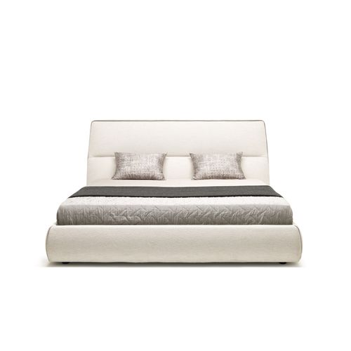 Cama de casal - COSY - MisuraEmme SpA - contemporânea / estofada / com cabeceira estofada