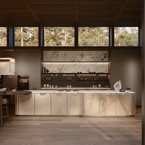 Módulo de cozinha de bancada - PHYSIS - Molteni&C - freestanding / com gavetas