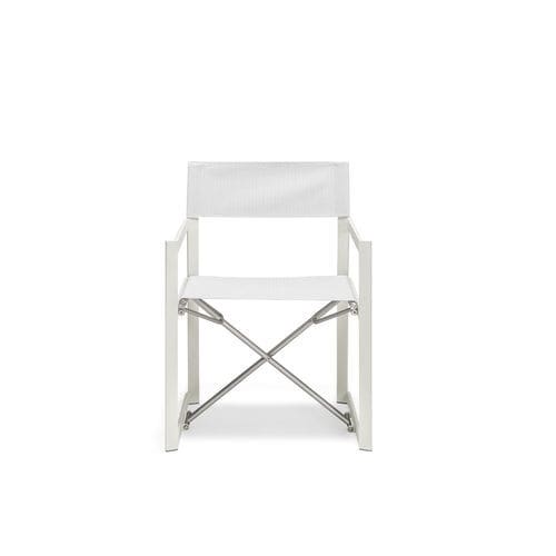 Cadeira contemporânea - CLUB - Molteni&C - para pátio / de jardim / em aço pintado