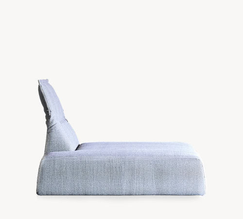 Chaise longue contemporânea - HIGHLANDS - MOROSO - em tecido / em aço / da linha comercial