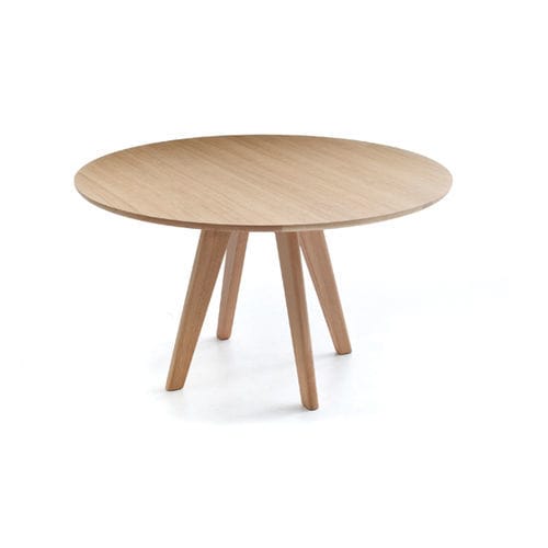 Mesa contemporânea - MATHILDA - MOROSO - em MDF / com base em carvalho / retangular
