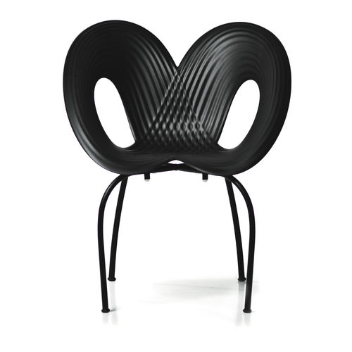 Cadeira de design original - RIPPLE  - MOROSO - para ambiente externo / em termoplástico / em polipropileno