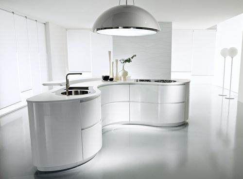 Cozinha contemporânea - DUNE - Pedini - em madeira / com puxadores embutidos / laqueada