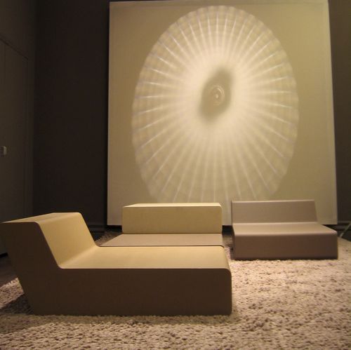 Espreguiçadeira contemporânea - MATRASS 75 - SDC_lab - em tecido / em couro / em espuma de alta densidade revestida