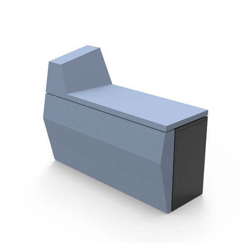 Balcão de recepção modular - LEAN - SDC_lab - em laminado melamínico