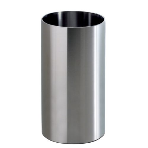 Lixeira em aço inoxidável escovado - NOX MAGNUM - REXITE - com tampa / para ambiente externo / para ambiente interno
