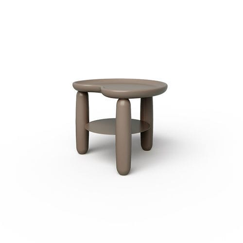 Mesa lateral contemporânea - Spot - Rossi di Albizzate - em madeira / com base em madeira / com compartimento de arrumação
