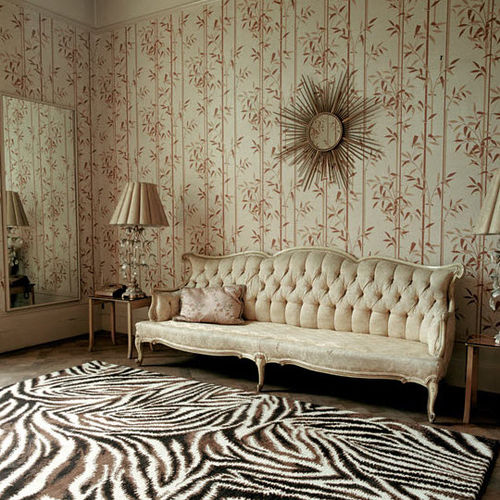 Tapete contemporâneo - FUNKY ZEBRA - The Rug Company - estampado / de lã / em lã tibetana