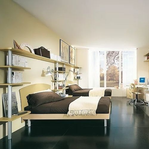 Cama de solteiro - YOUNG - Sangiorgio Mobili - contemporânea / infantil (unissexo) / com compartimento de arrumação