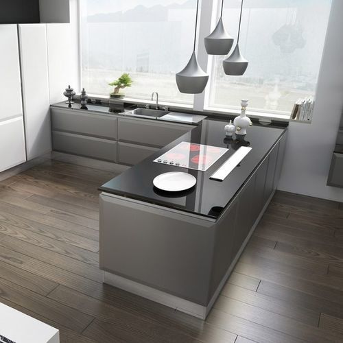 Cozinha contemporânea - LIVIGNO - SCIC - em vidro / em aço inoxidável / em aço
