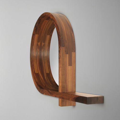 Espelho de parede - DROP - Skram Furniture - contemporâneo / em carvalho / em nogueira
