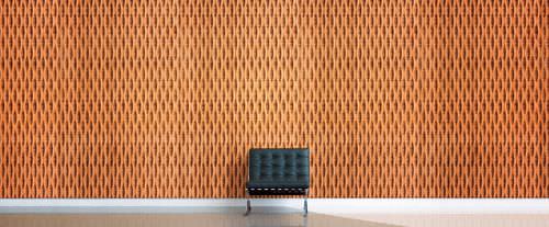 Painel decorativo de parede - REVEAL™ STYLE C5 - Smith & Fong Plyboo - em bambu / texturizado