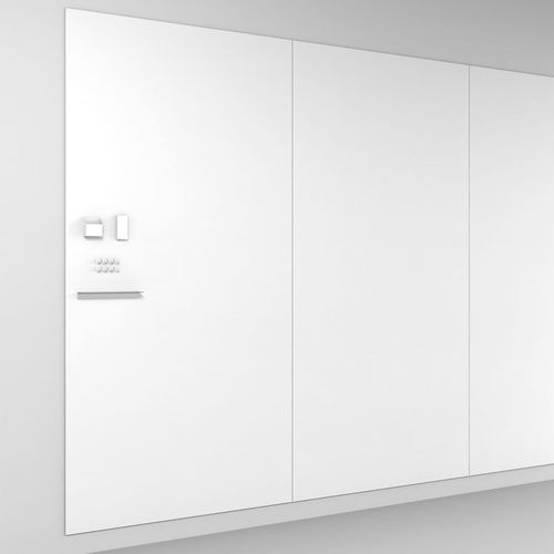 Quadro magnético - 300.46 - 3Form - branco / de parede / em vidro temperado