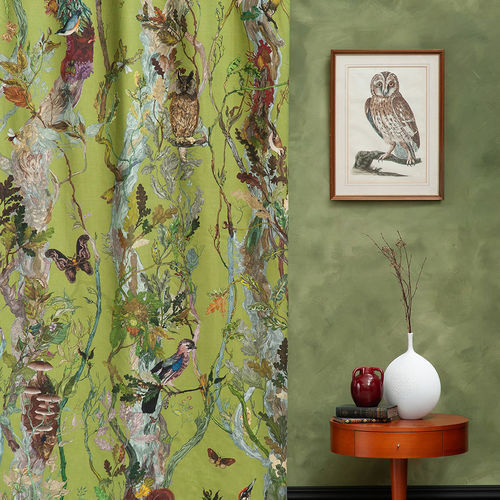 Tecido para estofados - INDIE WOOD - Timorous Beasties - para cortinas / estampado / padrão de animais